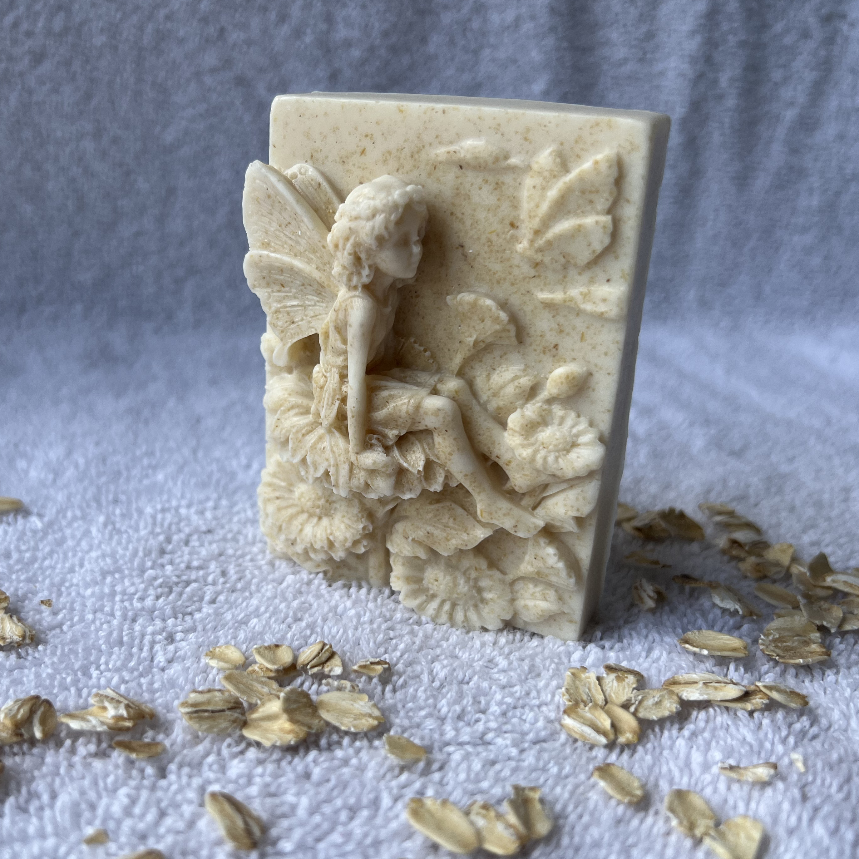 Oatmeal Soap - Fairy on Flowers